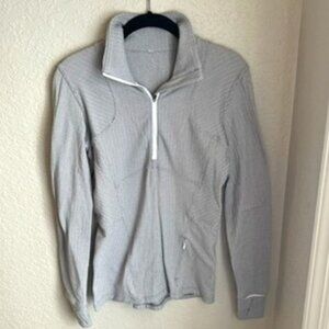 Lululemon half-zip pullover herringbone 6
